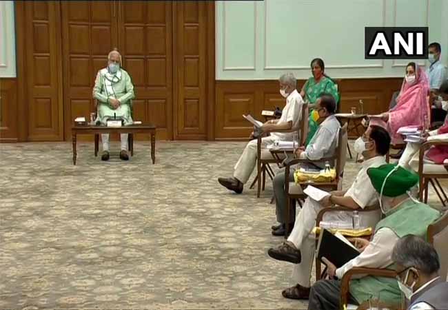 union cabinet meeting in delhi