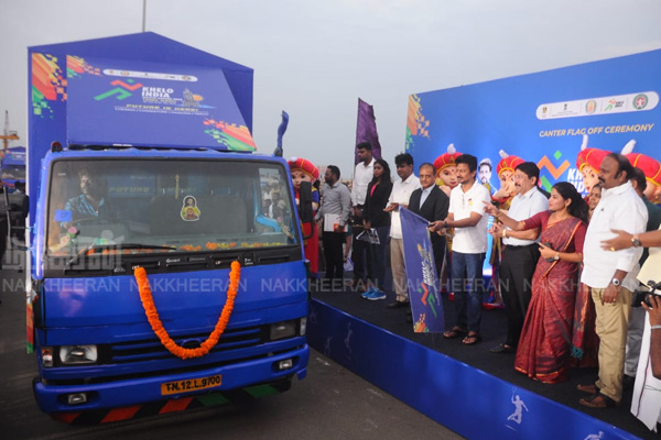 'Gelo India' Games; Minister Udayanidhi launched the vehicle campaign