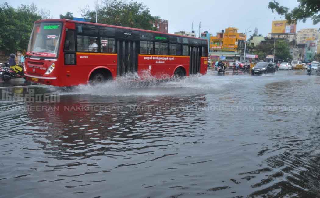 Sudden rain; Chennai in cold weather