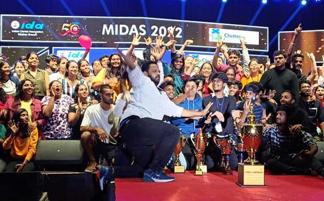 Meenakshi Ammal Dental College won MIDAS 2022 championship