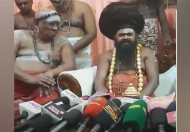 Dharmapuram Aadeenam interview about city entry!