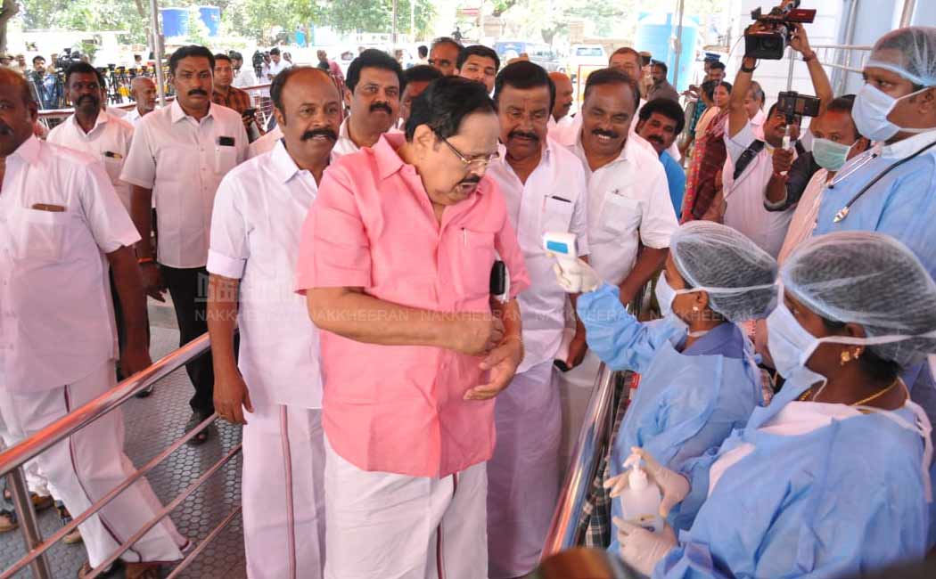Corona safety arrangements at Tamilnadu assembly