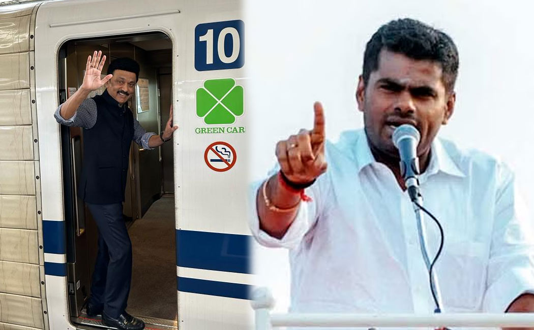 Annamalai Reply to cm Stalin's Comment on Bullet Train