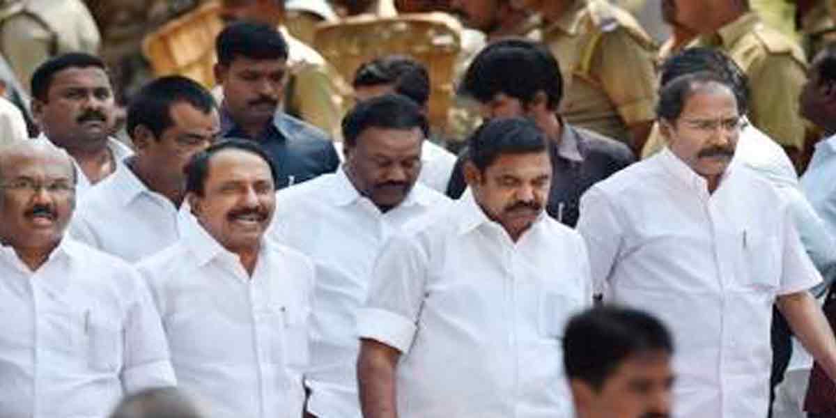 Consultation with Edappadi Palaniswami administrators at Omalur
