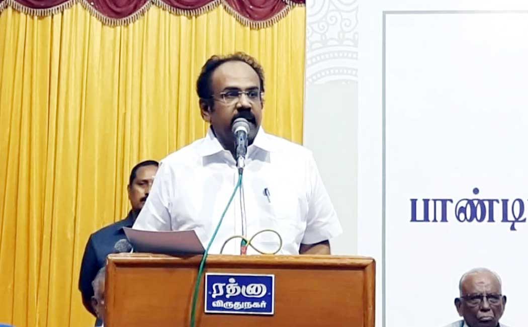 minister thangam thennarasu talks book release event virudhunagar