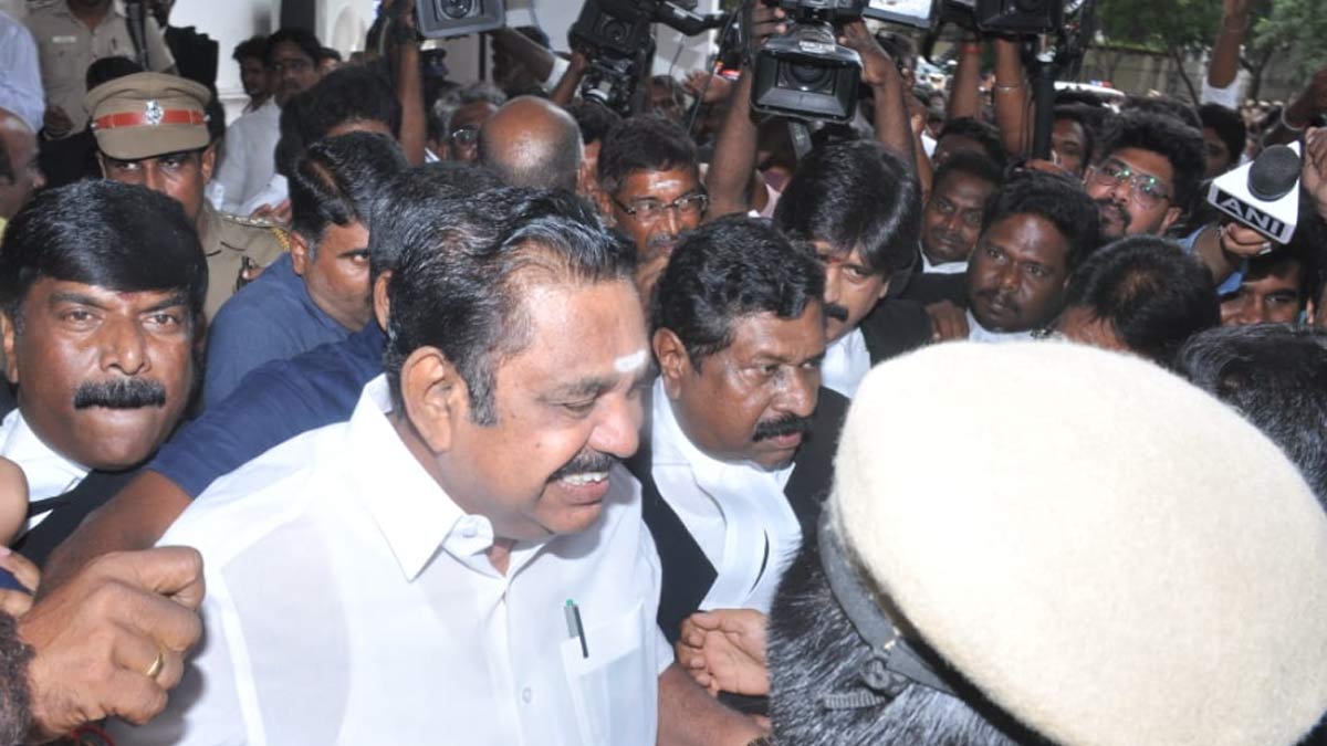 Edappadi appeared in court; Police