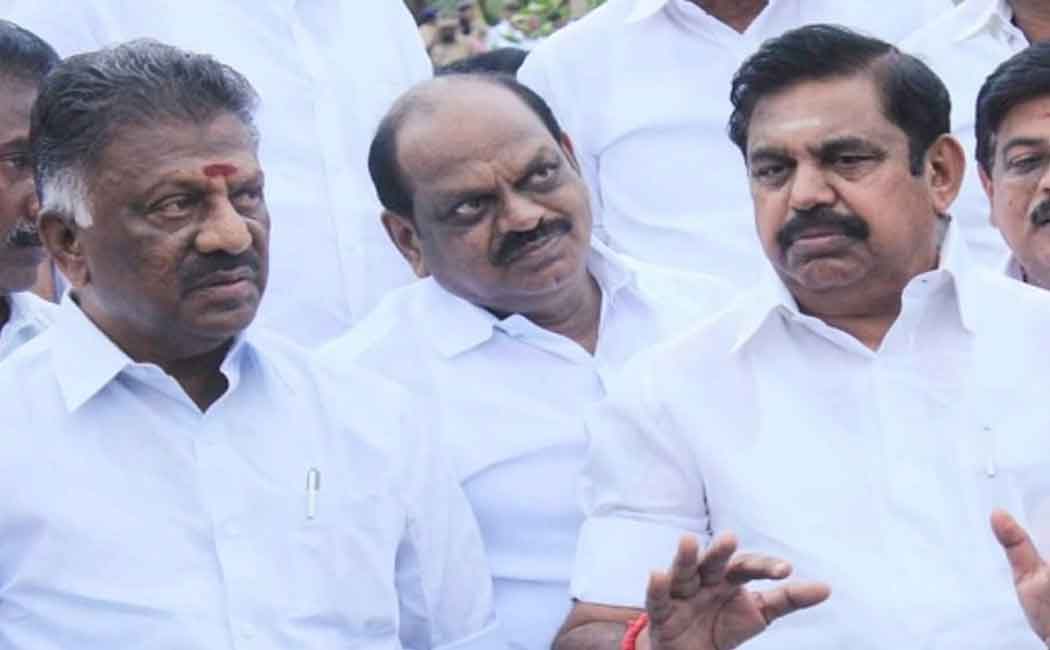 AIADMK comprising OPS; Action by EPS on court order