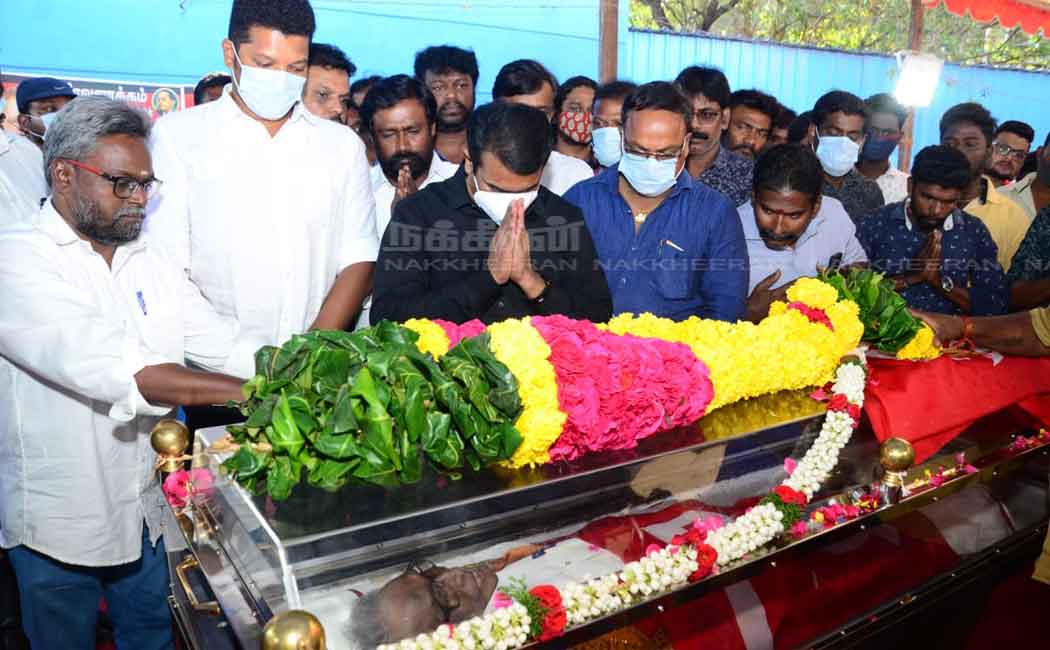 various political leader pay tribute to pandian communist party