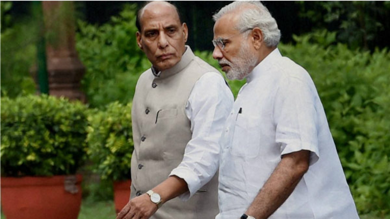 uttarpradesh bjp spokesperson thrashes bjp narendra modi and rajnath singh