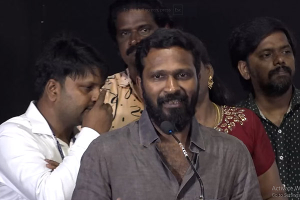 Vetrimaran said about editing