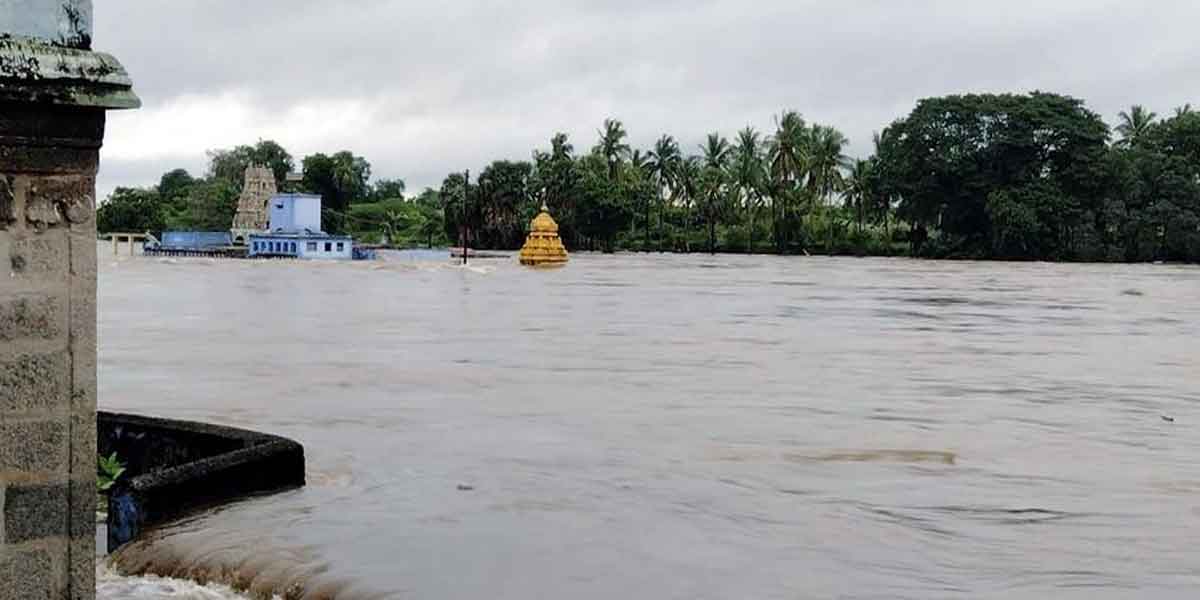 Extreme levels of flood danger were announced in at least two places.