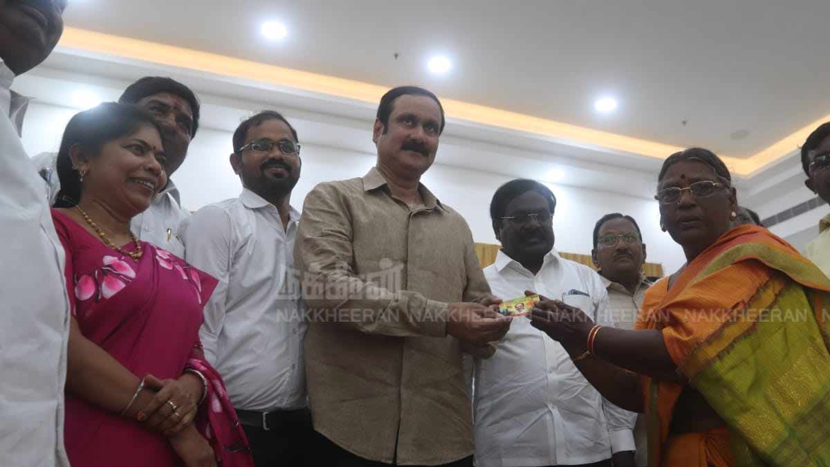 'I was released yesterday; our rule will be in Tamil Nadu' - Anbumani's speech