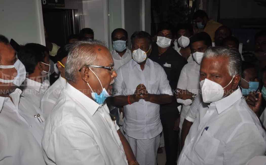 Party leaders and movie celebrities pay homage to OPS wife