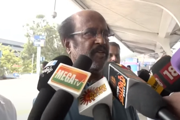 rajini about aishwarya sanghi speech