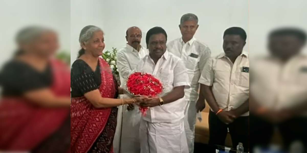 AIADMK MLAs met Nirmala Sitharaman