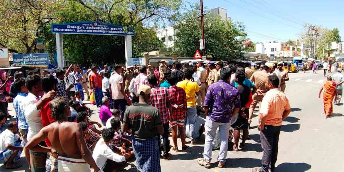 'Ramana Cinema' style treatment at Virudhunagar Govt Hospital - mother and baby lost their, roadblocked