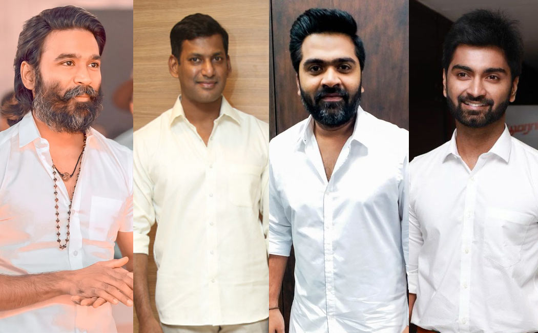 red card for dhanush, vishal, simbu, atharvaa