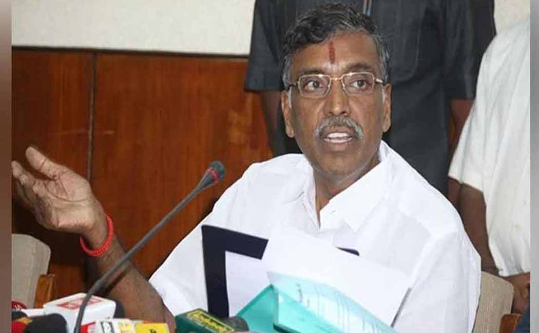 Former Minister K.P. Anbazagan appears in court