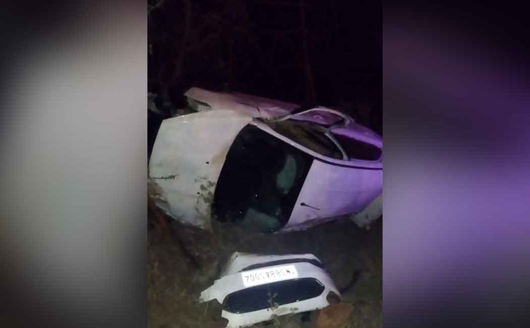 Car Bike accident two passed away in perambalur trichy road