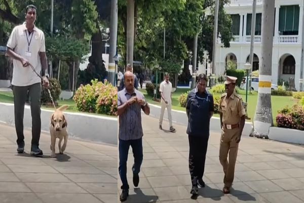 Bomb threat to Puducherry Governor's House for the 6th time