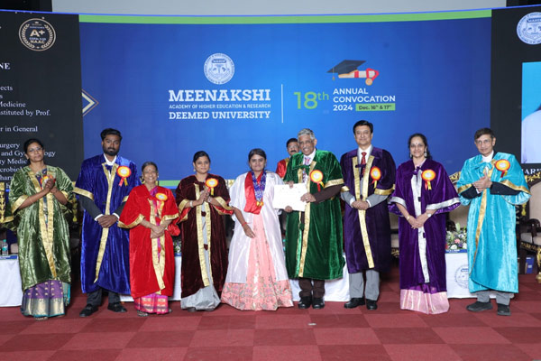 Meenakshi Institute of Higher Education and Research 18th Convocation Ceremony