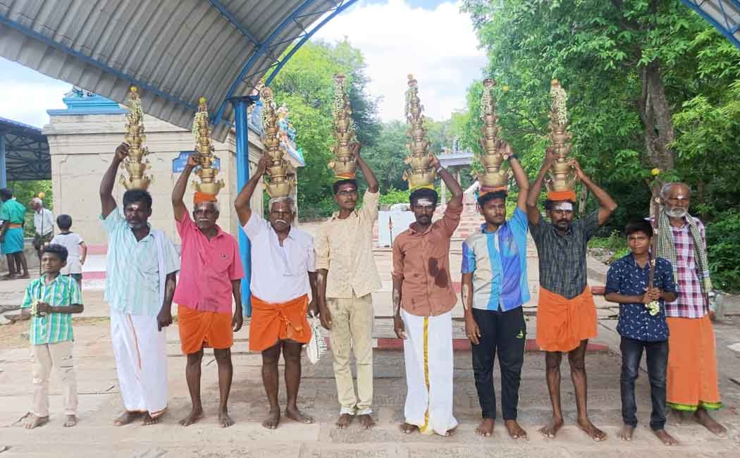Devotees performed special worship