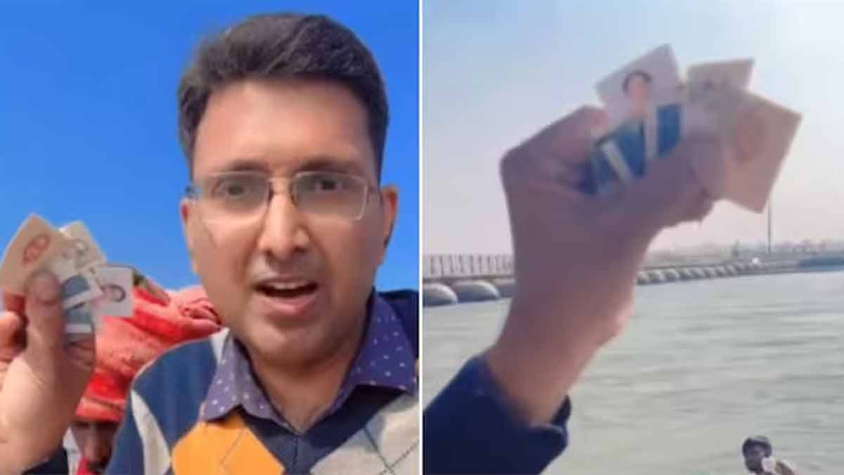 'Digital' swimming at Kumbh Mela - fee 1100 rupees included