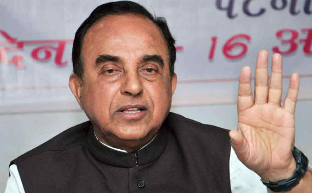 subramaniyan swamy about privatization of air india