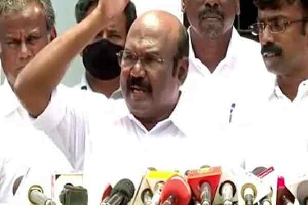 former admk minister jayakumar against bjp annamalai
