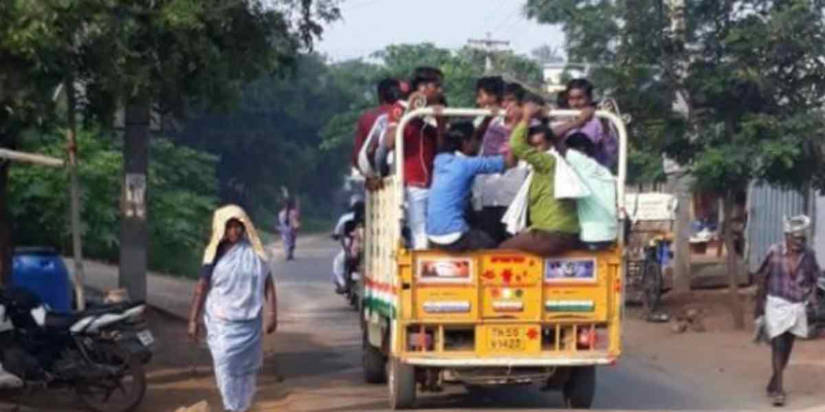 'If people gather for a campaign meeting in a truck ...' - Transport Commission warned!