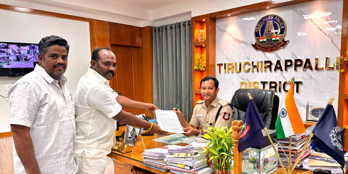 Supporter of Minister Anbil Mahesh complains about Annamalai