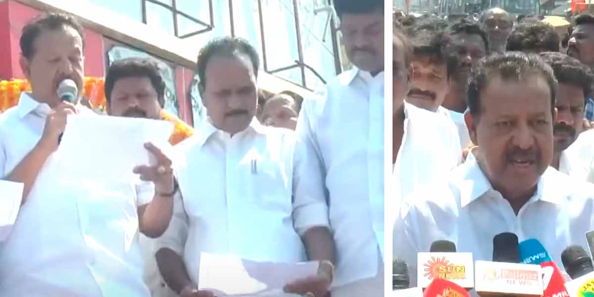"What the governor said is a welcome truth" - Minister Ponmudi interviewed