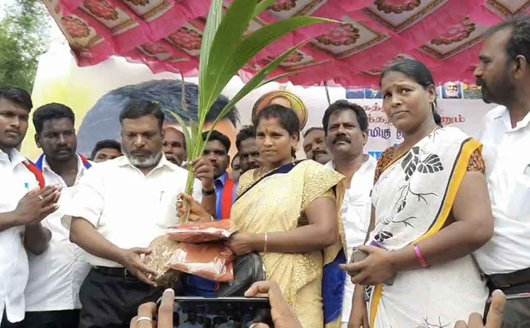 "BJP is trying to create tension in Tamil Nadu" - Thirumavalavan