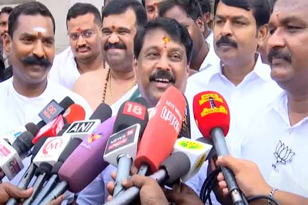 Nainar Nagendran says CM should intervene and stop such activities