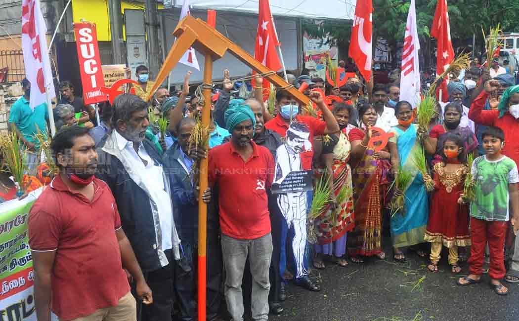 CPM Support farmers those who demanding in delhi