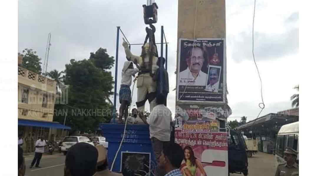 new Statue of Ambedkar installed in Vedaranyam