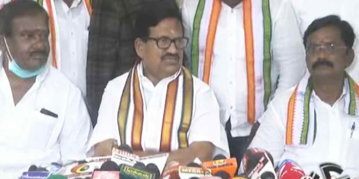 congress ksazhagiri press meet