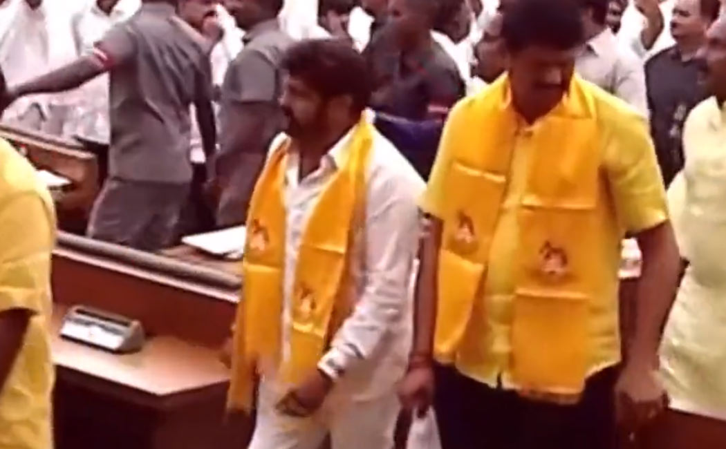 balakrishna condemn for chandrababu naidu arrest in assembly