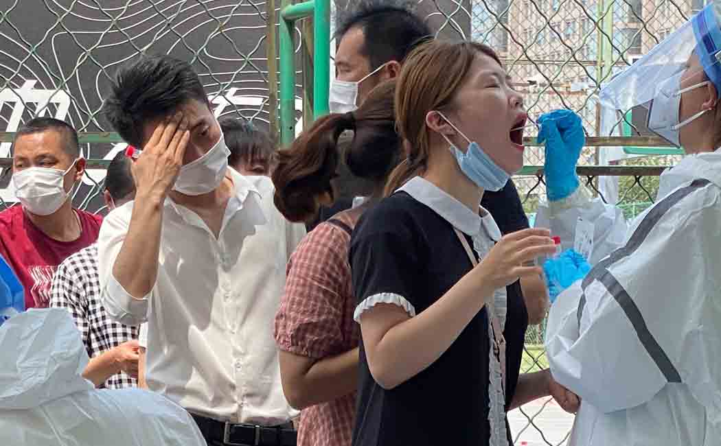 flghts cancelled in beijing after a spike in corona count