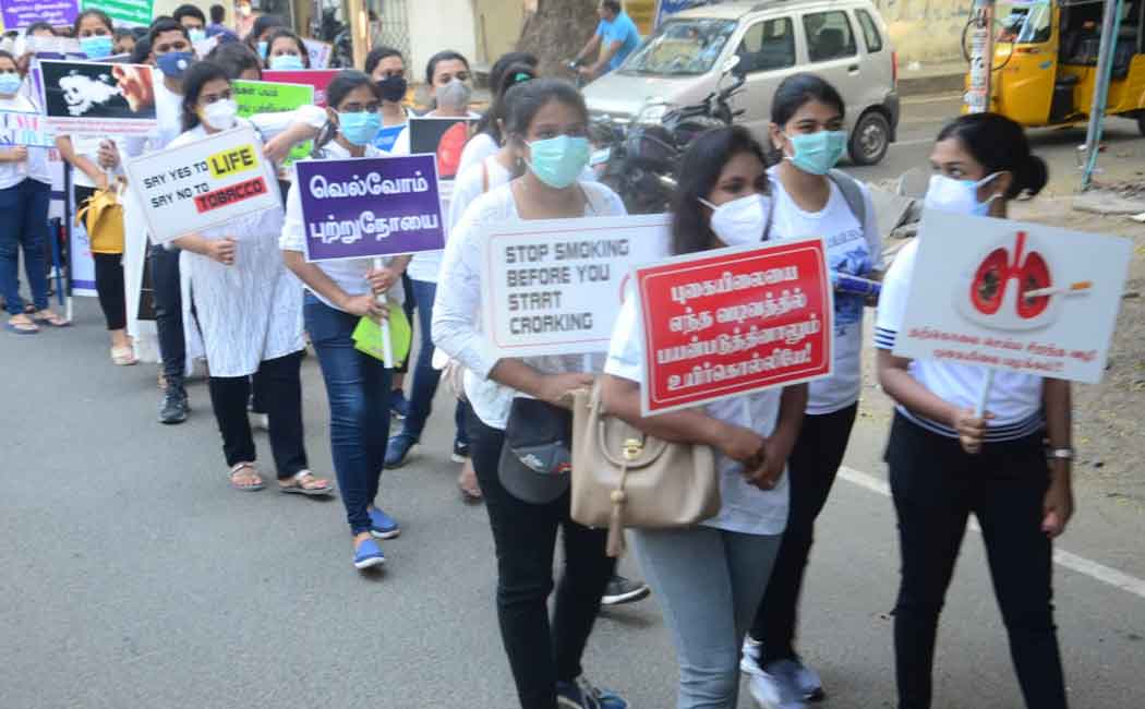 Awareness rally on behalf of Adyar Cancer Hospital .. (Pictures)