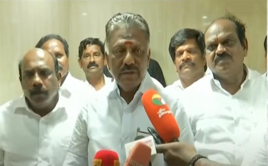 "I remove Edappadi Palaniswami from the position of basic member"- O. Panneerselvam action announcement!