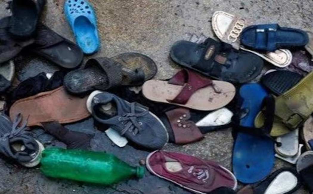 Police calls identify shoes stolen from temple 7 years ago
