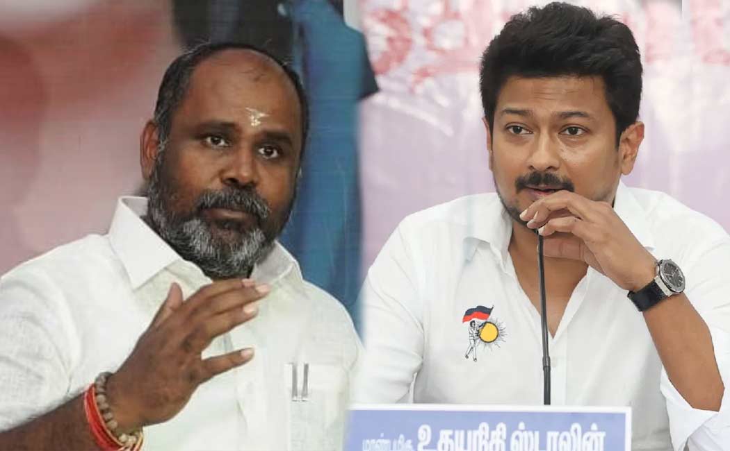 RB Udayakumar question to Minister Udhayanidhi