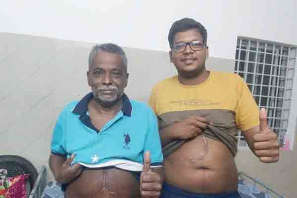 Sacrifice made by son to save father's life