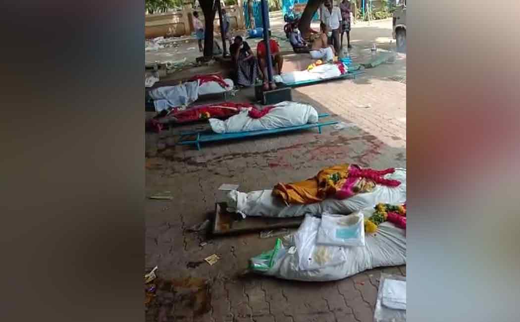 Bodies lined up at Madurai Electric Cemetery ..! What is the domain status?