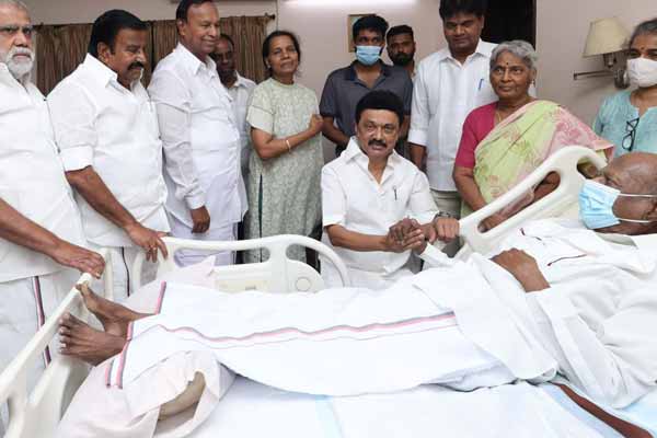 Chief Minister congratulates Arcot Veerasamy
