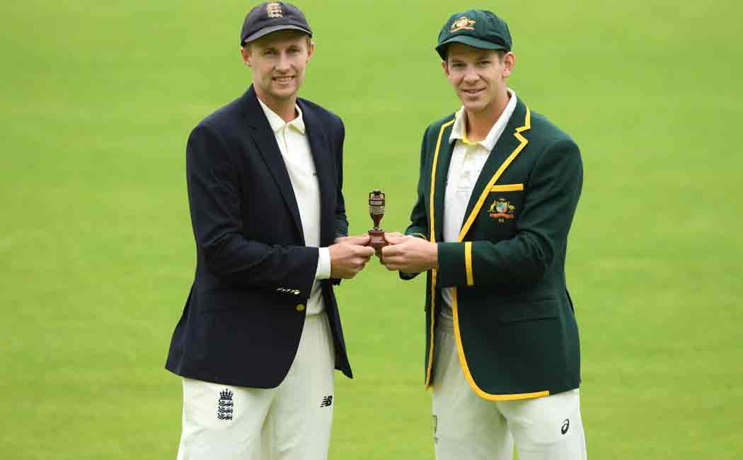 ashes test series started in england