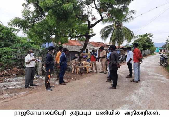 chennai to tenkasi coronavirus positive lockdown village