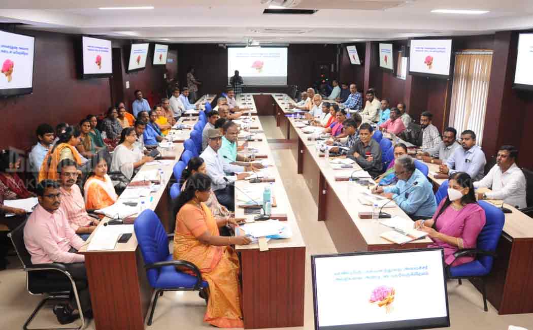 dairy minister mano thangaraj department meeting