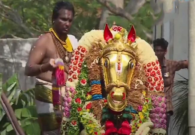 madurai temple festival peoples
